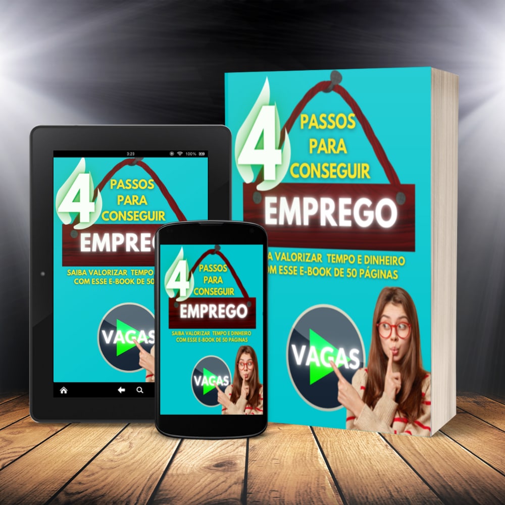 4 passos para emprego