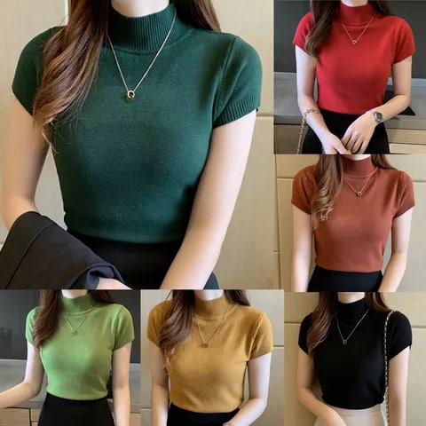 blusa verd amarela verm